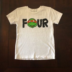 4th Birthday Ninja Turtle shirt